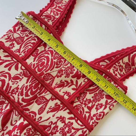 LOLITTA Womens  Zip Up Embroidered Floral Sleeveless Bodycon Dress Size P - Picture 8 of 10